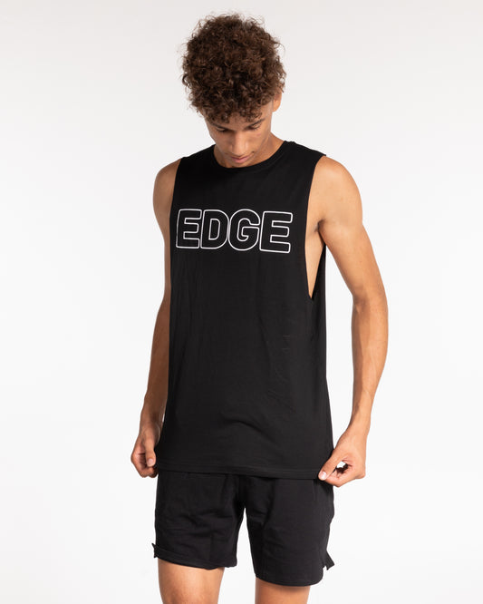 The Core Muscle Tank - Black